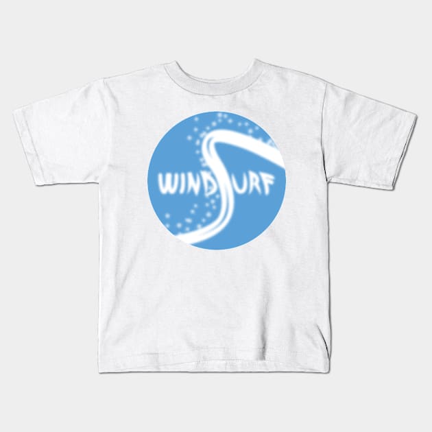 windsurf Kids T-Shirt by new eccentrics